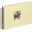 Walther Fun 23x17 cremefarbenes Album / Spiralbindung / 40 schwarze Seiten