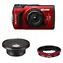 OM System TG-7 rot / Kamera / Kit mit Fisheye-Konverter FCON-T01