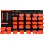 Vorel Wandorganizer-Set, 48-teilig / Organizer / 4X Bretter 475 x 272 mm / Kunststoff