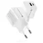 EverActive Ladegerät 20W weiß / Netzladegerät / 1x USB-A / 1x USB-C / Quick Charge 3.0