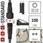 Emos D1AW01 CONNECT / Starterkette mit Netzteil / 100 LEDs / 10 m / warmweiß / IP44