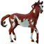 COLLECTA Figur Pferd Mustang Kastanie / 1:12 / Deluxe