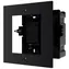 HIKVISION DS-KD-ACF1/BLACK schwarz / Gegensprechanlagenrahmen / Unterputzmontage / für 1 IP-Modul / 2-adrig / Aluminiumlegierung