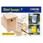 PLAYBOX Kreativset Vogelhaus / Holzbausatz / Sperrholz / Farben und Pinsel