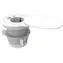 Fellowes Einbau-Tischsteckdose, weiß / Steckdose / USB-A / USB-C / 230 V / 2 m Kabel