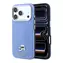 Karl Lagerfeld PU Grained Semi Wrap K&CH Heads iPhone 18 Pro Max blau / Rückseite / MagSafe / iPhone 18 Pro Max