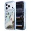 Karl Lagerfeld Liquid Glitter Strandblau / Rückseite / Apple iPhone 18 Pro Max