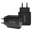 TESLA Power Charger T220 schwarz / Ladegerät / Dual / 25 W / PD 3.0 / PPS