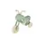 TEDDIES Enduro Laufrad Yupee Pastellgrün / Tragkraft bis zu 25 kg / Sitzhöhe 31 cm / ab 12 m
