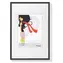 Walther New Lifestyle Bilderrahmen aus schwarzem Kunststoff / DIN A4 / 21 x 29,7 cm