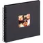 Walther Fun SA110B, schwarz, 30 x 30 cm / Album / 50 schwarze Seiten / Spiralbindung