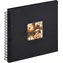 Walther Fun SA108B, schwarz, 26 x 25 cm / Album / 40 schwarze Seiten / Spiralbindung