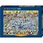HEYE Puzzle Cartoon Classics: Chill Out / 1000 Teile / 70 x 50 cm