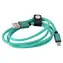 Omega PUCL1-GN grün / Datenkabel / USB-A (M) - Micro-USB (M) / Leder / 1 m