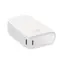 SBS NanoTube weiß / Powerbank / 10.000 mAh / 10 W / 2x USB-C/USB-A / Intelligentes Laden