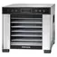Rommelsbacher DA 650 Edelstahl-Schwarz / Trockner / 600 W / 35 °C - 75 °C / 7 x 27,5 x 25 cm