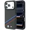 BMW M Quadrille Kevlar Tricolor-Linien & Logo dunkelgrau / Rückseite / MagSafe / iPhone 17 Pro Max, 18 Pro Max