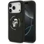 Karl Lagerfeld Karl & Choupette Ring Silikon MagSafe schwarz / Rückseite / iPhone 18 Pro Max, iPhone 17 Pro Max
