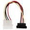 Valueline VLCP73510V015 / Netzteil / 15-polige SATA-Buchse / Abgewinkelt 270°