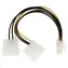 Valueline VLCP74210V015 / Stromverteilerkabel / PCI Express (M) - 2x Molex (F) / 0,15 m