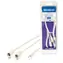 Valueline Audiokabel, 3,5-mm-Klinkenstecker - 2x CINCH, weiß / Audiokabel / 1 m