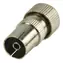 Valueline Koaxialbuchse VLSP40922M Metall / Koaxialstecker / 2 Stück.