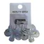 SPARKYS Haarspange, rosa, blau, transparent / Blumenmotiv