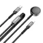 HOCO CW54 schwarz / 2-in-1 Daten- und Ladekabel / USB-C - induktives Laden für Apple Watch / Lightning / PD / QC