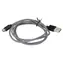 Platinet Micro-USB-Kabel 1 m schwarz / USB-Kabel / geflochten / Micro-USB