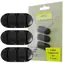 Allity ASA-400 schwarz / Kabelorganizer / Silikon / Selbstklebend 3M / 3er-Pack