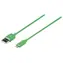 Valueline USB-A - Lightning-Kabel 1 m grün / Synchronisierungs- und Ladekabel