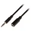 Valueline Verlängerungskabel, 3,5-mm-Klinkenstecker, schwarz / Verlängerungskabel / Stereo / 3 m