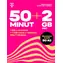 TWIST Standard / SIM-Karte / 50 Minuten + 2 GB Daten / Guthaben 50 CZK