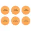 Spokey SPECIAL orange / Tischtennisball / 3 Sterne / 6 Stück