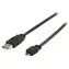 Valueline VLCP60505B10 / Flaches USB-Kabel / USB A auf Micro-USB B / 1 m