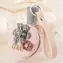 Sparkys Taschenspiegel Rosa Prinzessin / Kosmetikspiegel / mit floralem Dekor