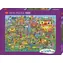 HEYE Puzzle Pens are my Friends: Doodle Village / 1000 Teile / 70 x 50 cm