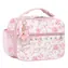 SPARKYS Kinder-Thermo-Lunchtasche mit rosa Rosenmotiv / mit Schlüsselanhänger