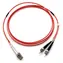 Xtendlan FO Patchkabel LC-ST 1 m / Optisches Patchkabel / 62,5/125 / Duplex / LS0H
