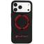 Audi RSQ Carbonfaser Sport Rot Kreis Schwarz / Rückseite / Apple iPhone 18 Pro Max, iPhone 17 Pro Max / MagSafe