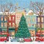 Galison Metallisches Quadratpuzzle „Stadtmotiv“ / 500 Teile / Größe 51 × 51 cm