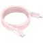 Ansmann 1700-0205 pink / Lade- und Datenkabel / USB-C - USB-C / Magnetisch / 60 W / 1,2 m