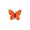 ZOOTED Schmetterlingsfigur Ulmenschmetterling / Kunststoff / 5,5 cm / ab 3 Jahren