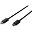 Natec USB-C Kabel - USB-C schwarz / Kabel / USB-C (M) - USB-C (M) / 1 m