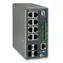 LevelOne IGU-1271 TURING / Industrie-Switch / 8x GE / 4X SFP / Managed L3 Lite / DIN-Schiene