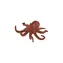 ZOOTED Figur Küstenoktopus / Kunststoff / 8 cm / 3+