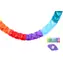 WIKY Regenbogengirlande / Girlande / Papier / 3 m