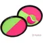 ACRA Fangballspiel, pink-grün / 2 Teller + Ball / 20 cm