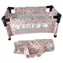 WIKY Puppenbett / Reisebett / Faltbar / Blumenmuster / 42 x 23 x 20 cm / ab 3 Jahren