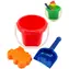 LORI 213 Sandkasten-Set mit Eimer, Schaufel und Babypuppe / Kunststoff / 3 Farben / ab 18 Monaten